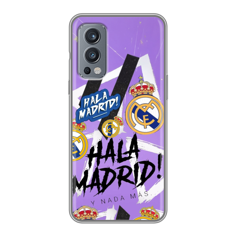 Силиконовый чехол на OnePlus Nord 2 с принтом Real Madrid Реал Мадрид Силиконовый чехол на OnePlus Nord 2 с принтом Real Madrid Реал Мадрид