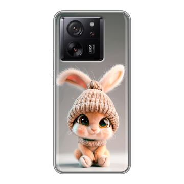 Силиконовый чехол на Xiaomi 13T с принтом Кролик Силиконовый чехол на Xiaomi 13T с принтом Кролик