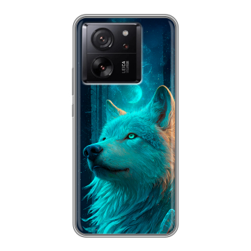 Силиконовый чехол на Xiaomi 13T с принтом бабочки саккура Силиконовый чехол на Xiaomi 13T с принтом бабочки саккура