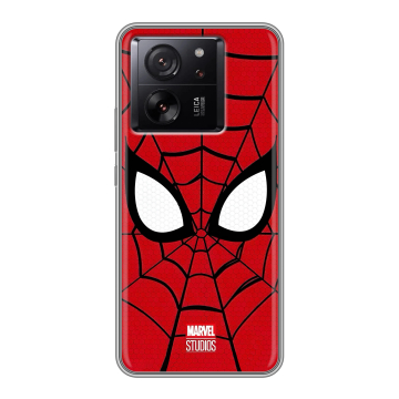Силиконовый чехол на Xiaomi 13T с принтом человек паук spiderman Силиконовый чехол на Xiaomi 13T с принтом человек паук spiderman