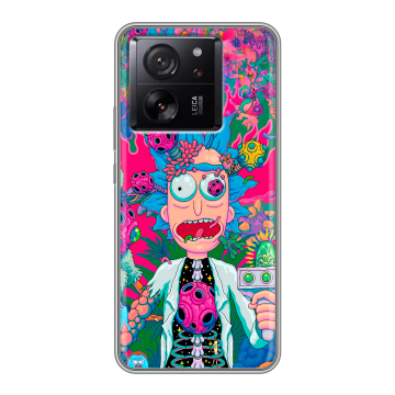 Силиконовый чехол на Xiaomi 13T с принтом Рик и Морти Rick Morty Силиконовый чехол на Xiaomi 13T с принтом Рик и Морти Rick Morty