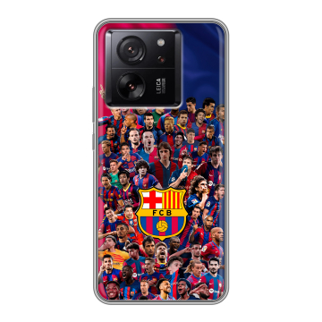 Силиконовый чехол на Xiaomi 13T с принтом Барселона Barcelona Силиконовый чехол на Xiaomi 13T с принтом Барселона Barcelona