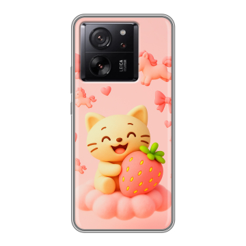 Силиконовый чехол на Xiaomi 13T с принтом для девочек