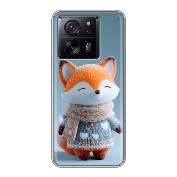 Силиконовый чехол на Xiaomi 13T с принтом Лиса Силиконовый чехол на Xiaomi 13T с принтом Лиса
