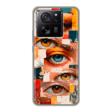 Силиконовый чехол на Xiaomi 13T с принтом Модный принт Силиконовый чехол на Xiaomi 13T с принтом Модный принт