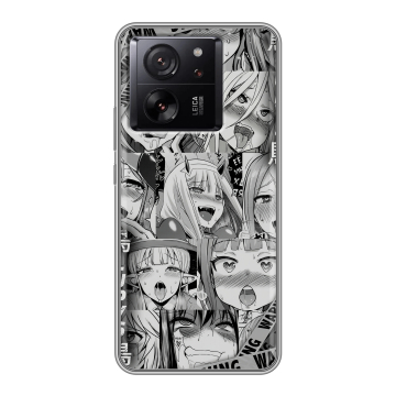 Силиконовый чехол на Xiaomi 13T с принтом Ahegao Ахегао Аниме Силиконовый чехол на Xiaomi 13T с принтом Ahegao Ахегао Аниме