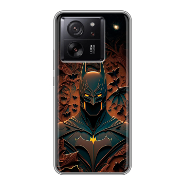 Силиконовый чехол на Xiaomi 13T с принтом Batman Бэтмен Силиконовый чехол на Xiaomi 13T с принтом Batman Бэтмен