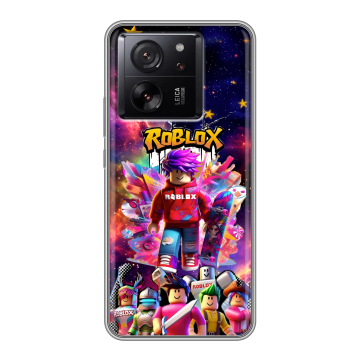 Силиконовый чехол на Xiaomi 13T с принтом Roblox Роблокс Силиконовый чехол на Xiaomi 13T с принтом Roblox Роблокс