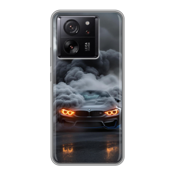 Силиконовый чехол на Xiaomi 13T с принтом BMW БМВ Силиконовый чехол на Xiaomi 13T с принтом BMW БМВ