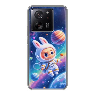 Силиконовый чехол на Xiaomi 13T с принтом Labubu Лабубу