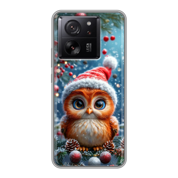 Силиконовый чехол на Xiaomi 13T с принтом Новый год