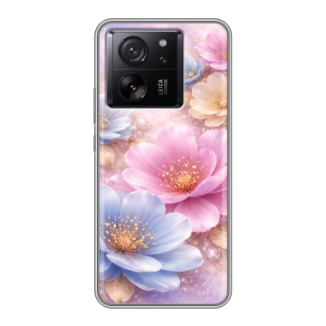 Силиконовый чехол на Xiaomi 13T с принтом женский