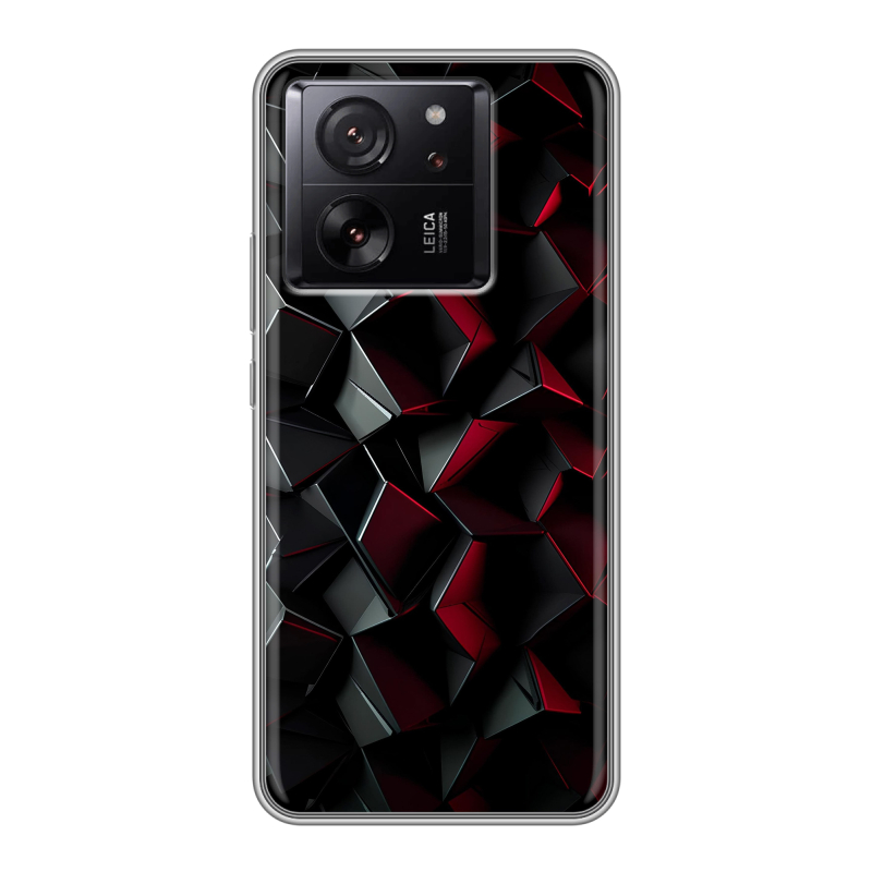 Силиконовый чехол на Xiaomi 13T с принтом Абстракция Силиконовый чехол на Xiaomi 13T с принтом Абстракция