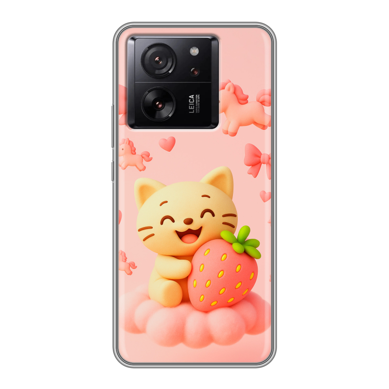 Силиконовый чехол на Xiaomi 13T с принтом для девочек Силиконовый чехол на Xiaomi 13T с принтом для девочек