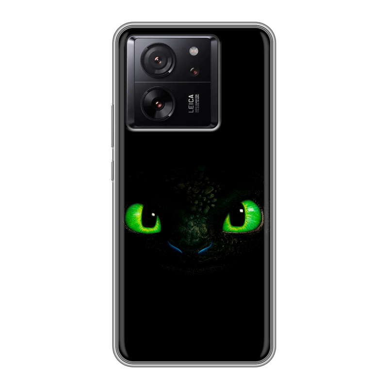 Силиконовый чехол на Xiaomi 13T с принтом Как приручить дракона Силиконовый чехол на Xiaomi 13T с принтом Как приручить дракона