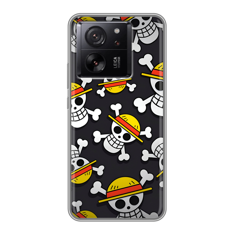 Силиконовый чехол на Xiaomi 13T с принтом One Piece Ван Пис Силиконовый чехол на Xiaomi 13T с принтом One Piece Ван Пис