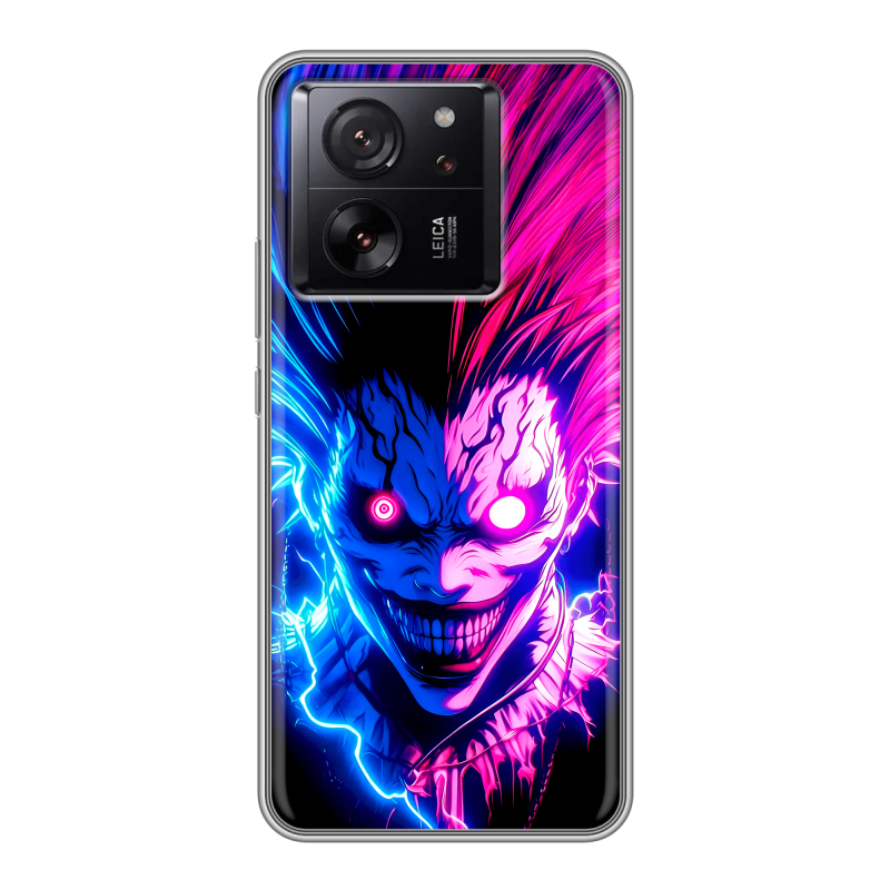 Силиконовый чехол на Xiaomi 13T с принтом Death note Тетрадь смерти Силиконовый чехол на Xiaomi 13T с принтом Death note Тетрадь смерти