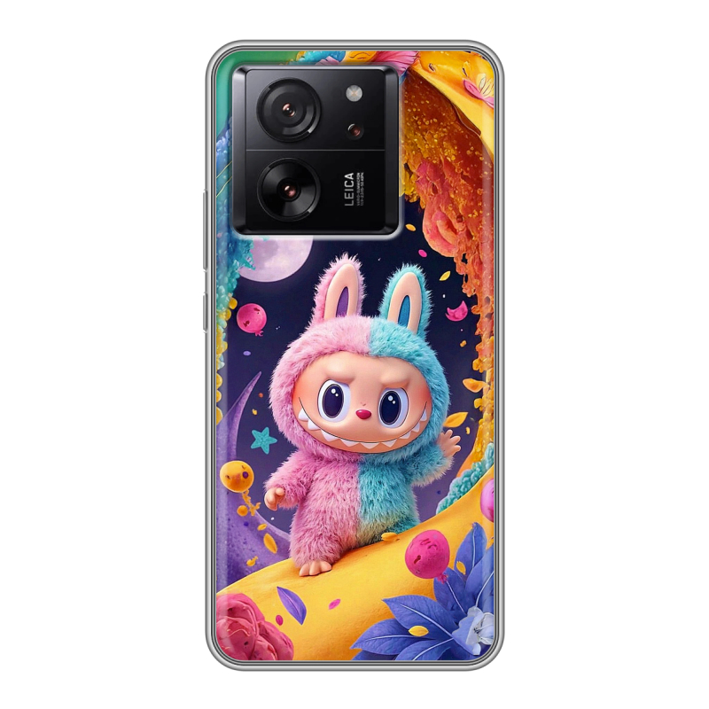Силиконовый чехол на Xiaomi 13T с принтом Labubu Лабубу Силиконовый чехол на Xiaomi 13T с принтом Labubu Лабубу