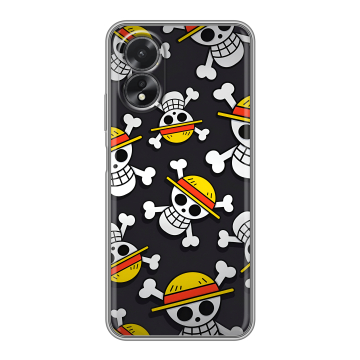 Силиконовый чехол на OPPO A38 4G с принтом One Piece Ван Пис Силиконовый чехол на OPPO A38 4G с принтом One Piece Ван Пис