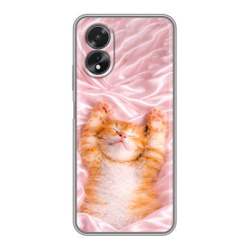 Силиконовый чехол на OPPO A38 4G с принтом женский Силиконовый чехол на OPPO A38 4G с принтом женский