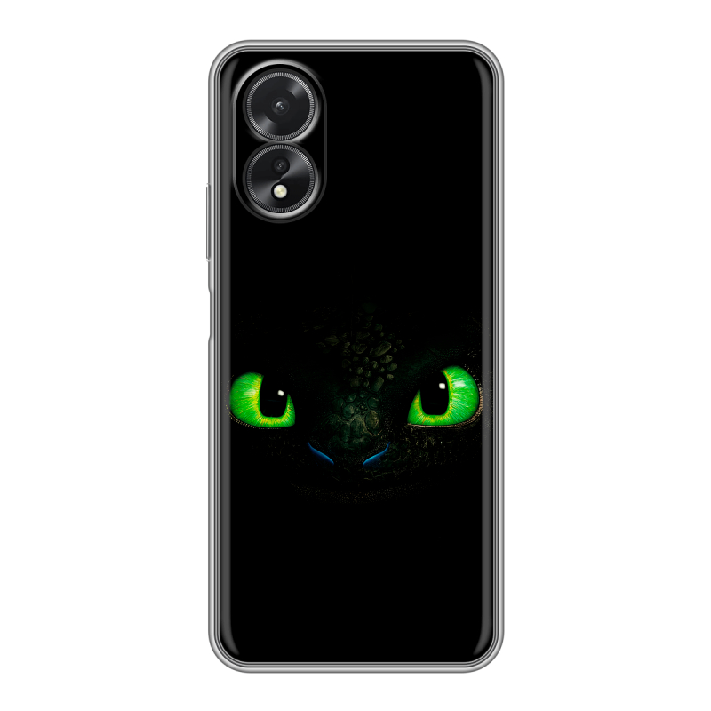Силиконовый чехол на OPPO A38 4G с принтом Как приручить дракона Силиконовый чехол на OPPO A38 4G с принтом Как приручить дракона