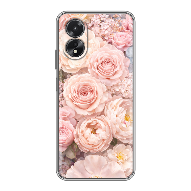 Силиконовый чехол на OPPO A38 4G с принтом женский Силиконовый чехол на OPPO A38 4G с принтом женский