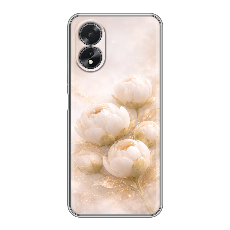 Силиконовый чехол на OPPO A38 4G с принтом женский Силиконовый чехол на OPPO A38 4G с принтом женский
