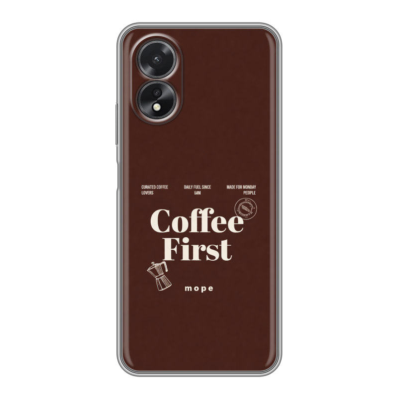 Силиконовый чехол на OPPO A38 4G с принтом женский Силиконовый чехол на OPPO A38 4G с принтом женский
