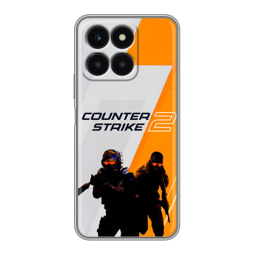 Силиконовый чехол на Huawei Honor X6a с принтом Counter Strike Силиконовый чехол на Huawei Honor X6a с принтом Counter Strike