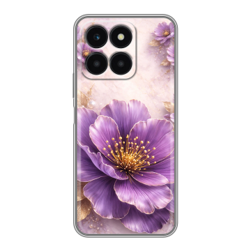 Силиконовый чехол на Huawei Honor X6a с принтом женский