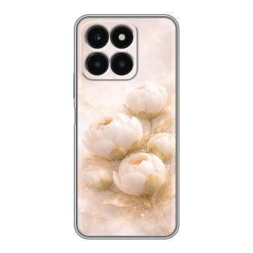 Силиконовый чехол на Huawei Honor X6a с принтом женский