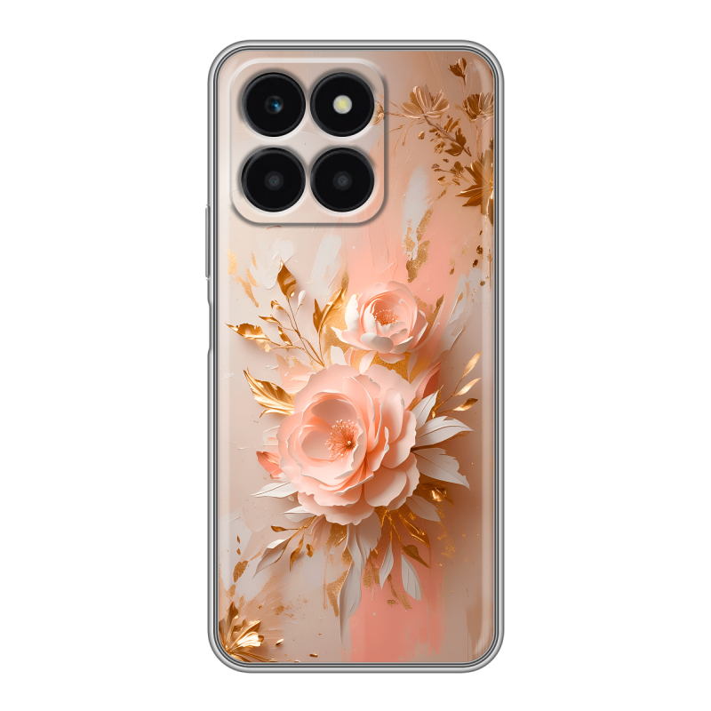 Силиконовый чехол на Huawei Honor X6a с принтом женский Силиконовый чехол на Huawei Honor X6a с принтом женский