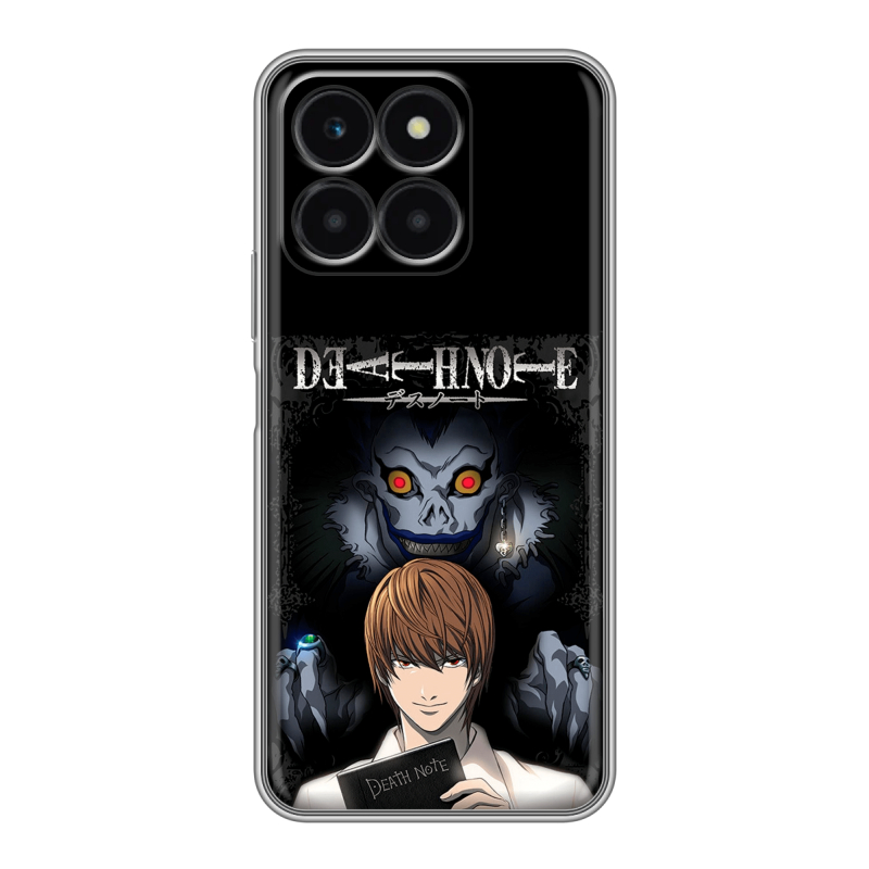 Силиконовый чехол на Huawei Honor X6a с принтом Death note Тетрадь смерти Силиконовый чехол на Huawei Honor X6a с принтом Death note Тетрадь смерти