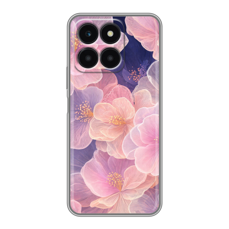 Силиконовый чехол на Huawei Honor X6a с принтом женский Силиконовый чехол на Huawei Honor X6a с принтом женский