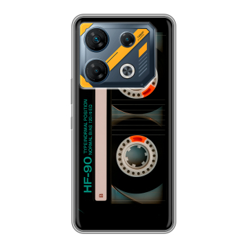 Силиконовый чехол на Infinix GT 10 Pro с принтом Кассета