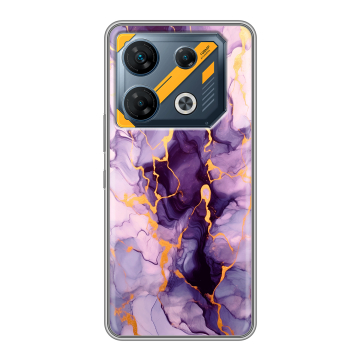 Силиконовый чехол на Infinix GT 10 Pro с принтом Мрамор