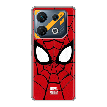 Силиконовый чехол на Infinix GT 10 Pro с принтом человек паук spiderman Силиконовый чехол на Infinix GT 10 Pro с принтом человек паук spiderman