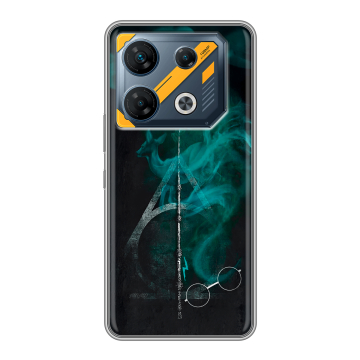 Силиконовый чехол на Infinix GT 10 Pro с принтом Гарри Поттер Harry Potter