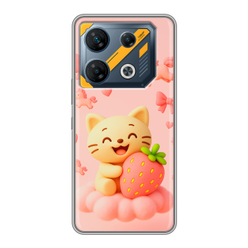 Силиконовый чехол на Infinix GT 10 Pro с принтом для девочек