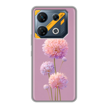 Силиконовый чехол на Infinix GT 10 Pro с принтом Цветы Силиконовый чехол на Infinix GT 10 Pro с принтом Цветы