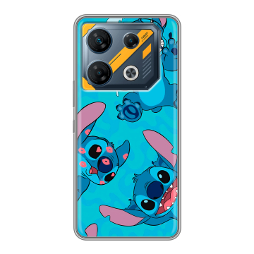 Силиконовый чехол на Infinix GT 10 Pro с принтом Лило и Стич