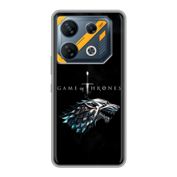 Силиконовый чехол на Infinix GT 10 Pro с принтом Игра Престолов Game Thrones