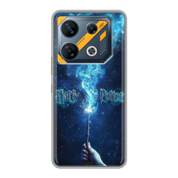 Силиконовый чехол на Infinix GT 10 Pro с принтом Harry Potter Гарри Поттер