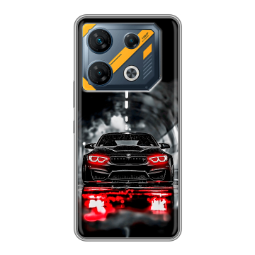 Силиконовый чехол на Infinix GT 10 Pro с принтом BMW БМВ Силиконовый чехол на Infinix GT 10 Pro с принтом BMW БМВ