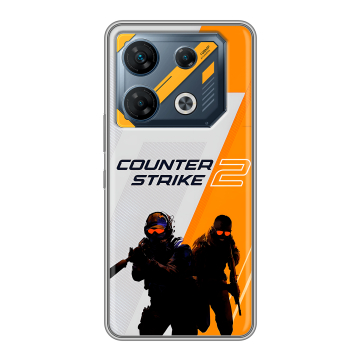 Силиконовый чехол на Infinix GT 10 Pro с принтом Counter Strike
