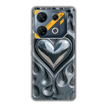Силиконовый чехол на Infinix GT 10 Pro с принтом Y2K