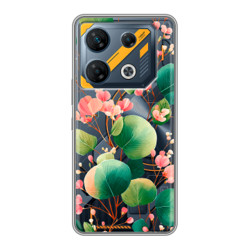Силиконовый чехол на Infinix GT 10 Pro с принтом женский Силиконовый чехол на Infinix GT 10 Pro с принтом женский