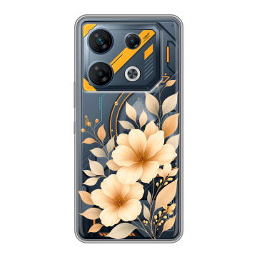Силиконовый чехол на Infinix GT 10 Pro с принтом для девушки Силиконовый чехол на Infinix GT 10 Pro с принтом для девушки