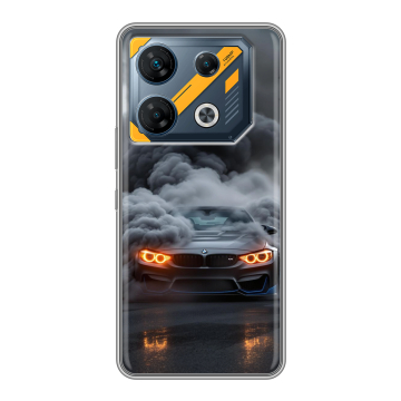 Силиконовый чехол на Infinix GT 10 Pro с принтом BMW БМВ Силиконовый чехол на Infinix GT 10 Pro с принтом BMW БМВ