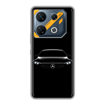 Силиконовый чехол на Infinix GT 10 Pro с принтом Mercedes Мерседес